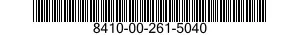 8410-00-261-5040  8410002615040 002615040