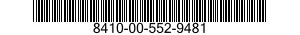 8410-00-552-9481 JACKET,UTILITY 8410005529481 005529481