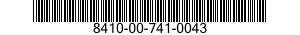 8410-00-741-0043  8410007410043 007410043