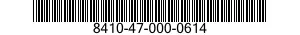 8410-47-000-0614 HAT,SERVICE 8410470000614 470000614