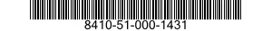 8410-51-000-1431 COAT,WOMAN'S 8410510001431 510001431