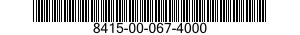 8415-00-067-4000  8415000674000 000674000