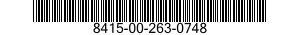 8415-00-263-0748  8415002630748 002630748