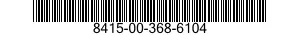 8415-00-368-6104  8415003686104 003686104