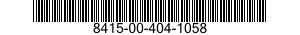8415-00-404-1058  8415004041058 004041058