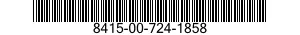 8415-00-724-1858  8415007241858 007241858