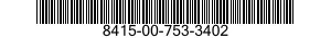 8415-00-753-3402  8415007533402 007533402