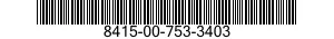 8415-00-753-3403  8415007533403 007533403