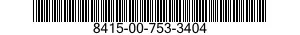 8415-00-753-3404  8415007533404 007533404