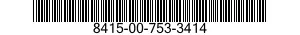 8415-00-753-3414  8415007533414 007533414