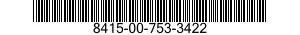 8415-00-753-3422  8415007533422 007533422