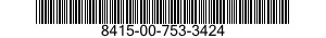 8415-00-753-3424  8415007533424 007533424