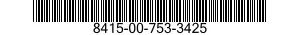 8415-00-753-3425  8415007533425 007533425