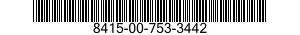 8415-00-753-3442  8415007533442 007533442