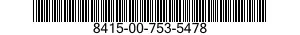 8415-00-753-5478  8415007535478 007535478