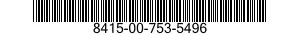8415-00-753-5496  8415007535496 007535496