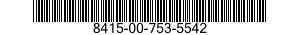 8415-00-753-5542  8415007535542 007535542