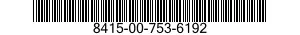 8415-00-753-6192  8415007536192 007536192