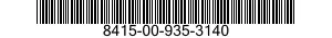8415-00-935-3140 HELMET,SAFETY 8415009353140 009353140