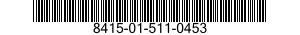 8415-01-511-0453 SOCKS,EXTREME COLD WEATHER,THORLO 8415015110453 015110453