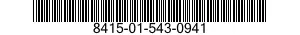 8415-01-543-0941 TROUSERS,MEN'S 8415015430941 015430941