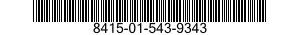 8415-01-543-9343 TROUSERS,MEN'S 8415015439343 015439343