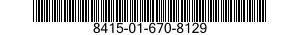 8415-01-670-8129 COAT,HOT WEATHER 8415016708129 016708129