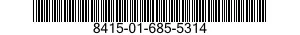 8415-01-685-5314 TROUSERS,FUEL HANDLERS PROTECTIVE 8415016855314 016855314