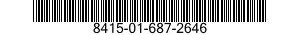8415-01-687-2646 COVERALLS,DISPOSABLE 8415016872646 016872646