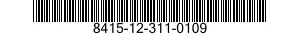 8415-12-311-0109  8415123110109 123110109