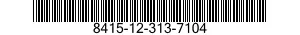 8415-12-313-7104 COVERALLS,SAFETY,INDUSTRIAL 8415123137104 123137104
