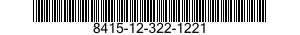 8415-12-322-1221 PARKA,CAMOUFLAGE 8415123221221 123221221