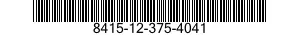 8415-12-375-4041 COVERALLS,COMBAT VEHICLE CREWMEMBER'S 8415123754041 123754041