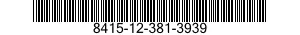 8415-12-381-3939 COVERALLS,CHEMICAL,BIOLOGICAL,RADIOLOGICAL AND NUCLEAR CONTAMINANTS PROTECTIVE 8415123813939 123813939