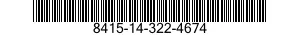 8415-14-322-4674  8415143224674 143224674