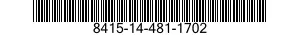 8415-14-481-1702 HAT,CAMOUFLAGE PATTERN 8415144811702 144811702