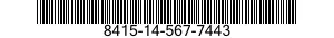 8415-14-567-7443 TROUSERS,COMBAT 8415145677443 145677443