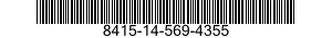 8415-14-569-4355 T-SHIRT,ATHLETE'S 8415145694355 145694355