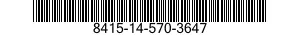 8415-14-570-3647 CLOTHING OUTFIT,NUCLEAR,BIOLOGICAL AND CHEMICAL CONTAMINANTS PROTECTIVE 8415145703647 145703647