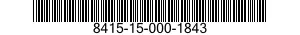 8415-15-000-1843 COVERALLS,FLYERS' 8415150001843 150001843