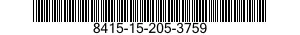8415-15-205-3759 UNDERSHIRT,COLD WEATHER 8415152053759 152053759