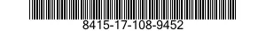 8415-17-108-9452 COVERALLS,SAFETY,INDUSTRIAL 8415171089452 171089452