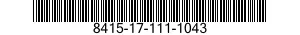 8415-17-111-1043 TRUNKS,SWIMMERS' 8415171111043 171111043