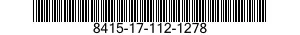 8415-17-112-1278 COVERALLS,SAFETY,INDUSTRIAL 8415171121278 171121278