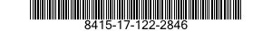 8415-17-122-2846 COVERALLS,SAFETY,INDUSTRIAL 8415171222846 171222846