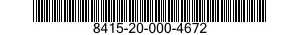 8415-20-000-4672 TROUSERS,FLYERS' 8415200004672 200004672