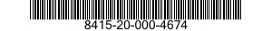 8415-20-000-4674 TROUSERS,FLYERS' 8415200004674 200004674
