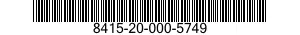 8415-20-000-5749 JACKET,WET WEATHER 8415200005749 200005749