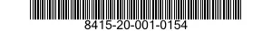 8415-20-001-0154 JACKET,WET WEATHER 8415200010154 200010154