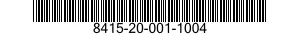 8415-20-001-1004 SHIRT,FIREMAN'S 8415200011004 200011004